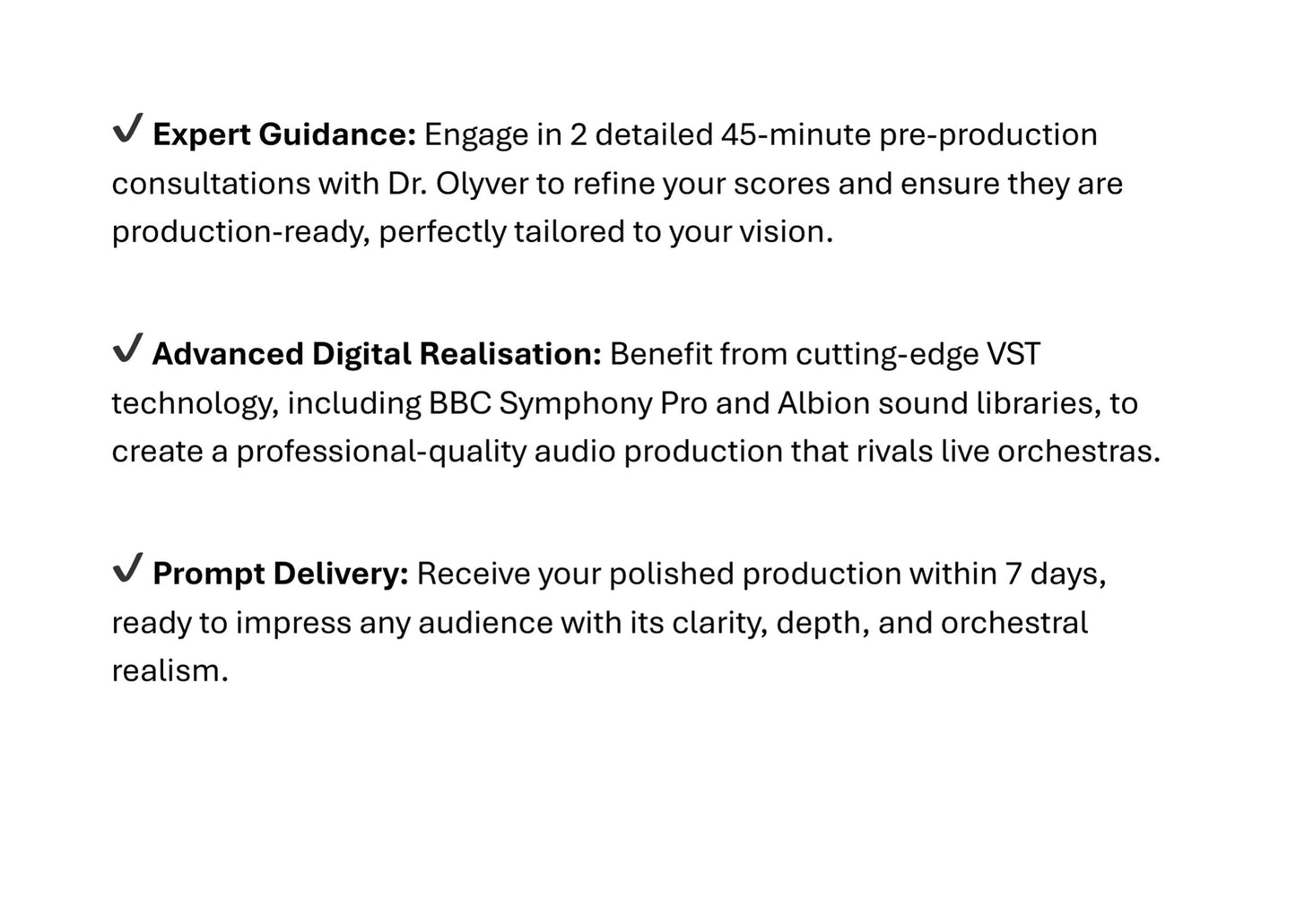 Composition Elevation and Production